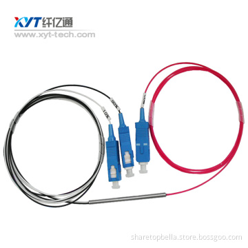4 8 16 32 64 Bare Fiber Optical PLC Splitter with SC/APC